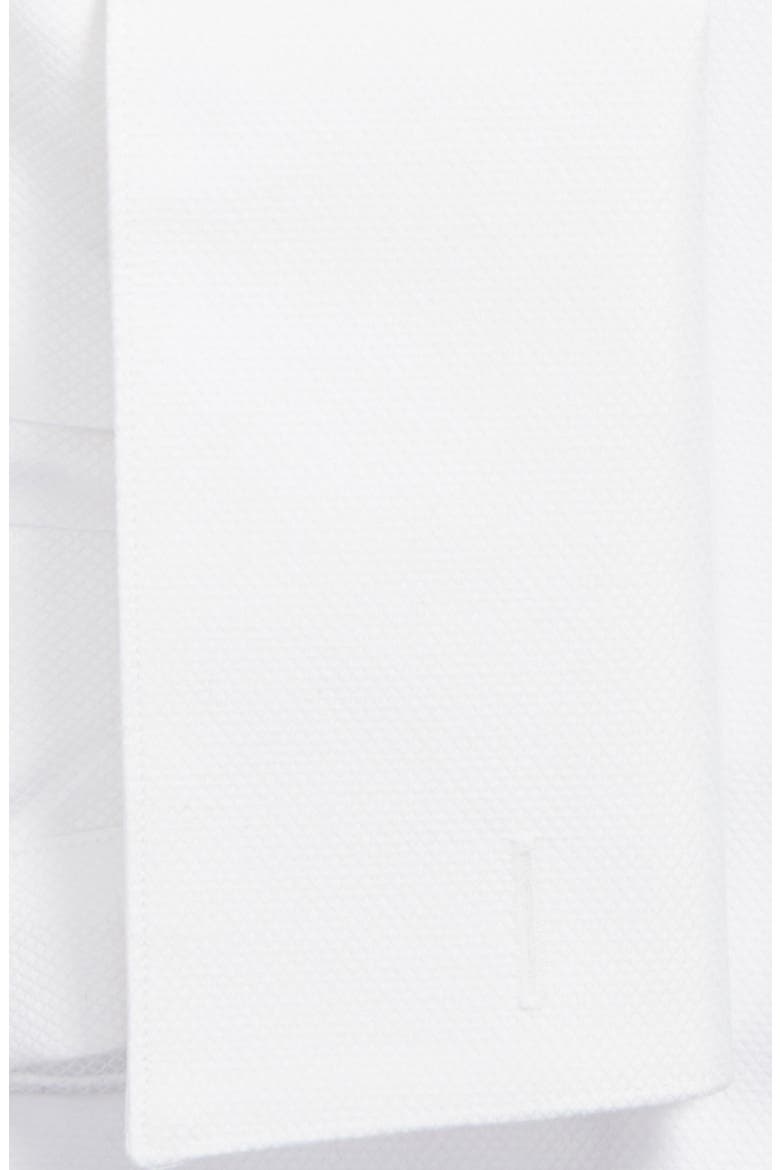Trim Fit French Cuff Tuxedo Shirt, Alternate, color, WHITE