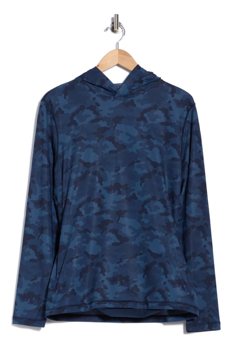 Brushed Back Tech Terry Hoodie, Alternate, color, TWILIGHT CAMO