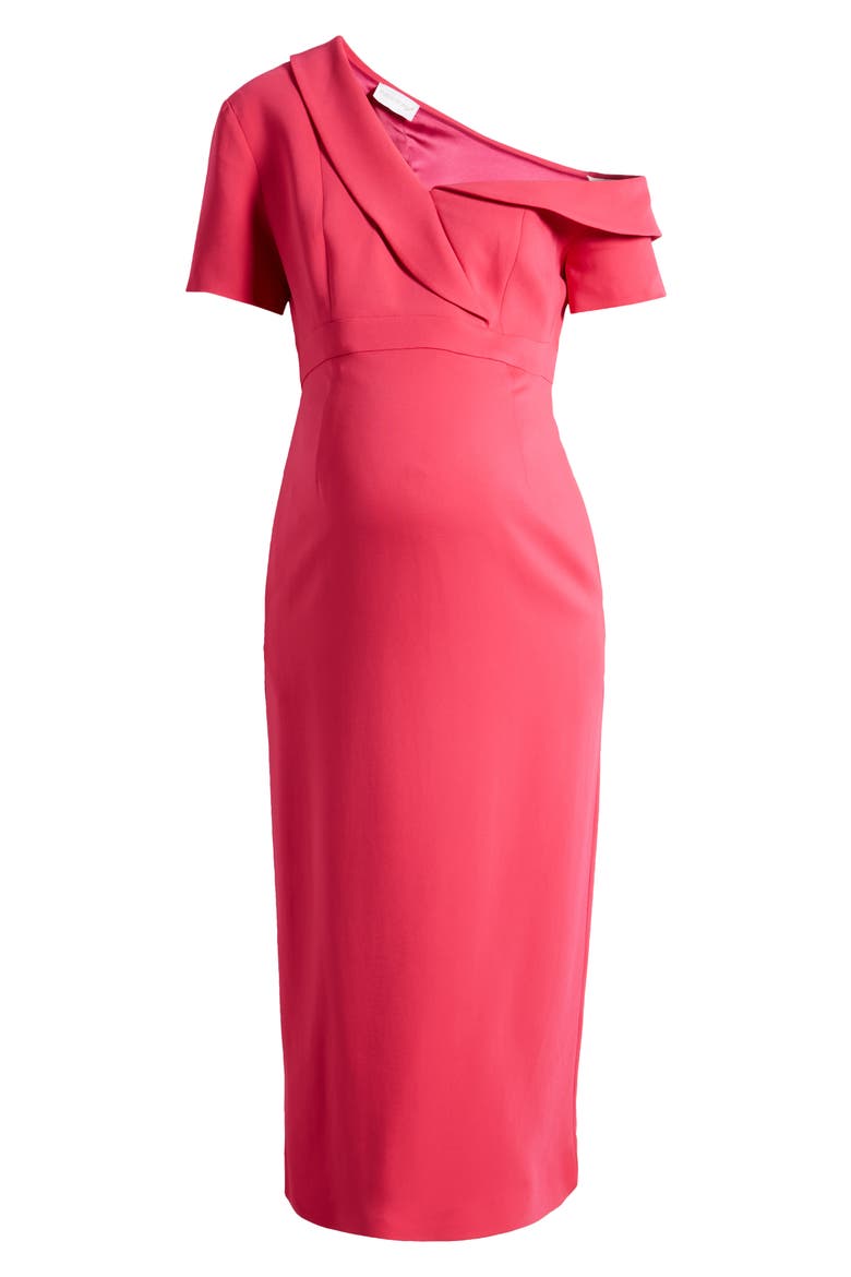 Lauren Off Shoulder Dress, Alternate, color, PINK