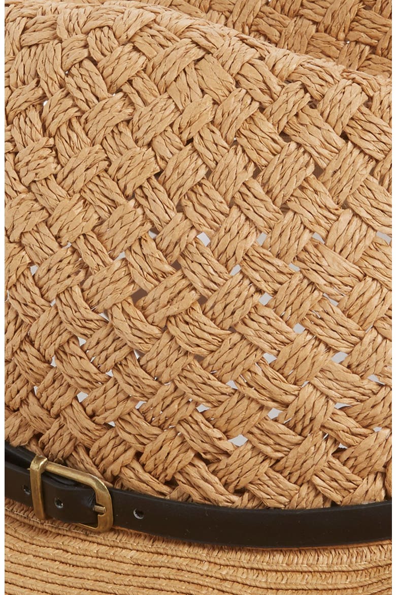 Braided Straw Panama Hat, Alternate, color, NATURAL