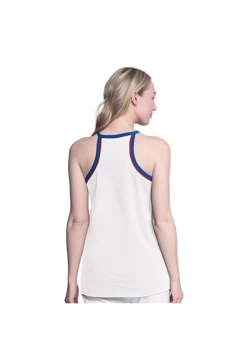 Women's G-III 4Her by Carl Banks  White Texas Rangers Curveball Tank Top, Alternate, color, White