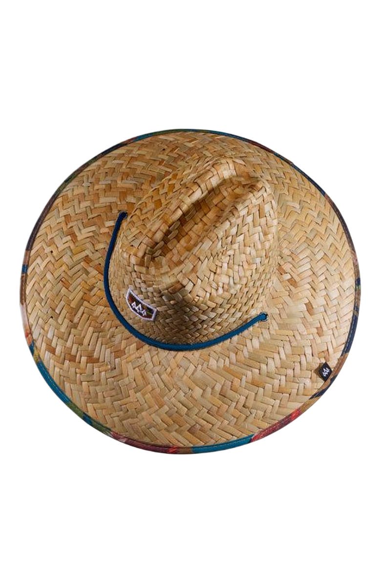 Hemlock Mariner Straw Lifeguard Hat, Alternate, color, Saltwater Fish