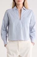 Veronica Beard Khai Collared Top