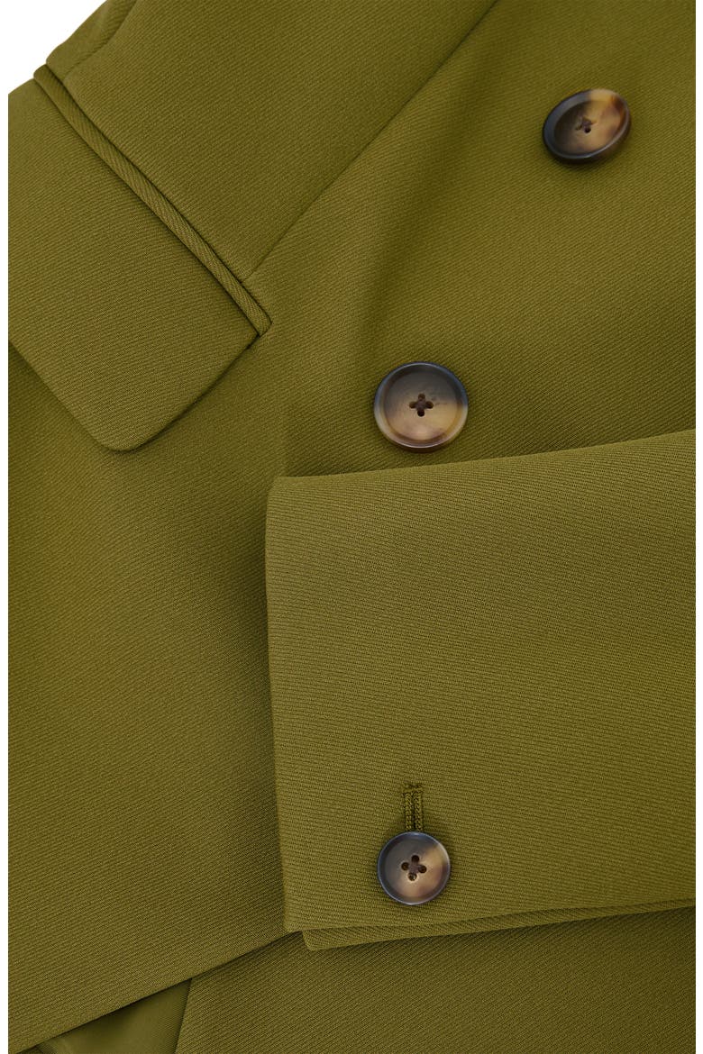 Priya Double Breasted Blazer, Alternate, color, CHARTREUSE GREEN