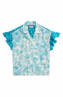 Kids' Mixed Print Short Sleeve Shirt