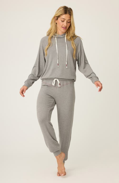 Pj Salvage Hold Your Horses Pajama Hoodie In Gray