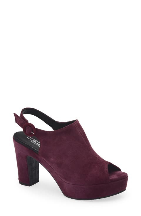 Tess Slingback Platform Sandal (Women)