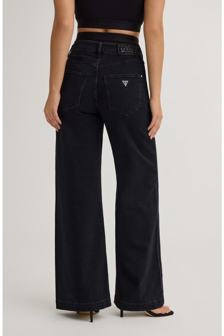 Bellagio High Waist Wide Leg Jeans, Alternate, color, C4BK-LIGHT