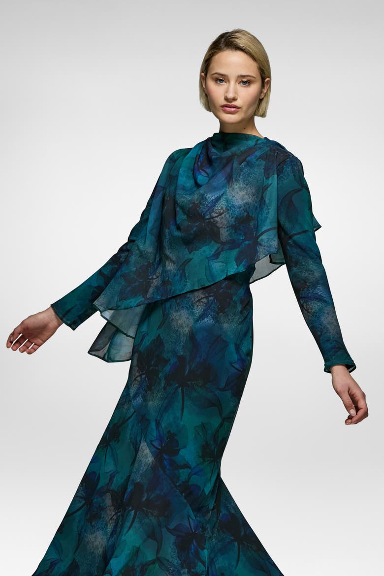 Ali Dress, Alternate, color, Navy Print