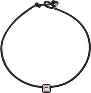 Bea Bongiasca Square Crystal Pendant Pop Choker Necklace