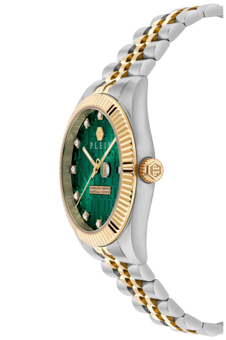 Date Superlative Two Tone Bracelet Watch, 41mm, Alternate, color, TWO TONE