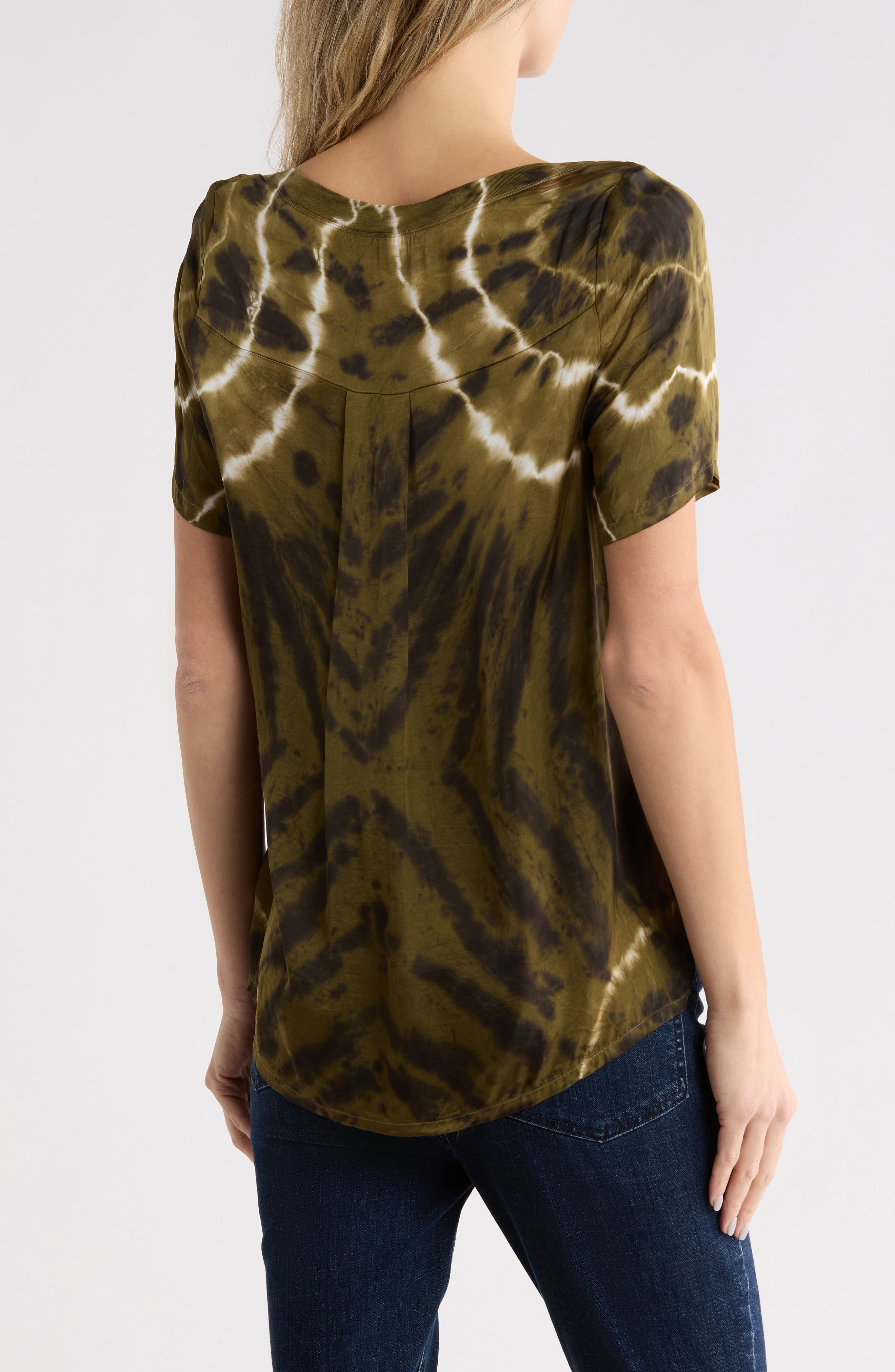 Clyde Satin Tie Dye Tee