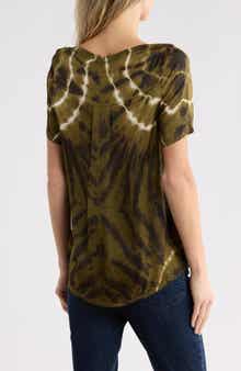 Clyde Satin Tie Dye Tee
