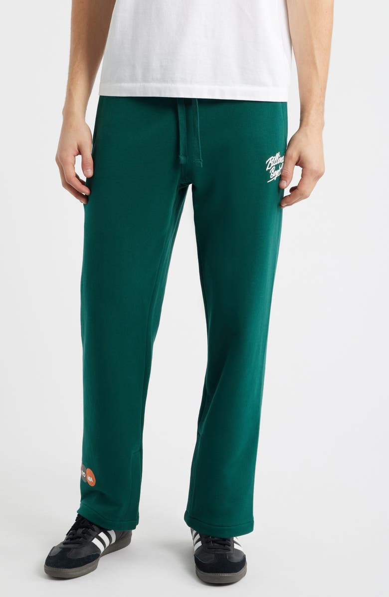 Billionaire Boys Club BB Script Sweatpants, Main, color, Rain Forest