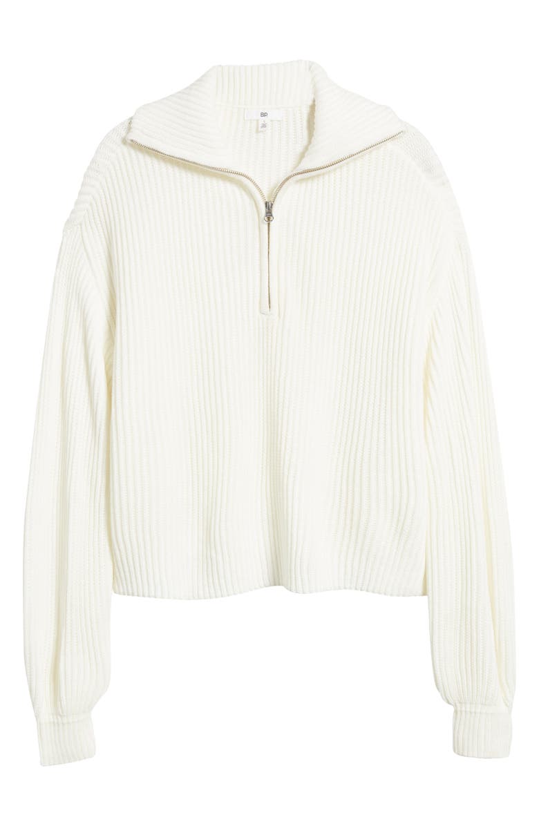 BP. Quarter Zip Pullover, Alternate, color, Ivory Tofu