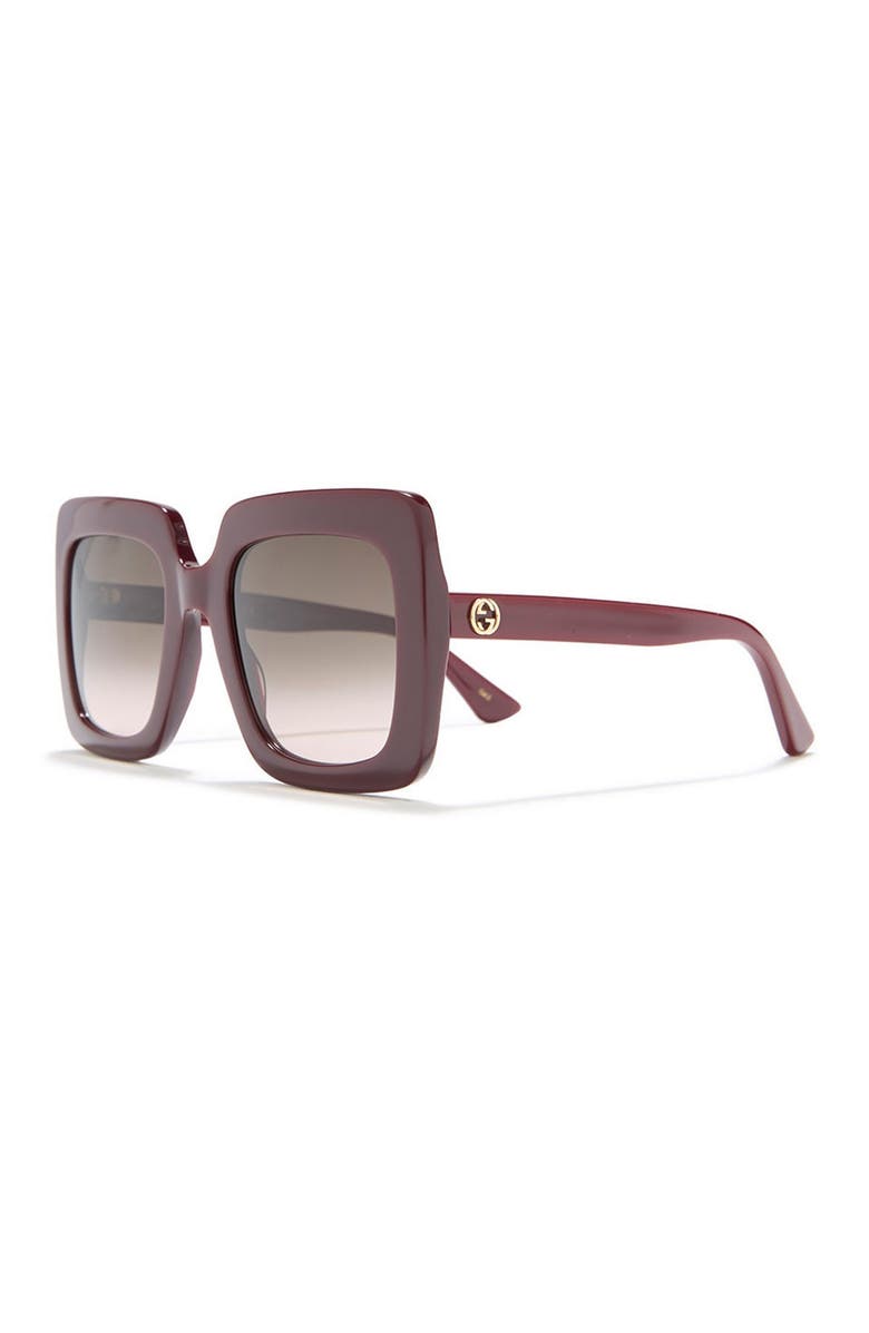 Gucci 53mm Oversized Sunglasses, Alternate, color,