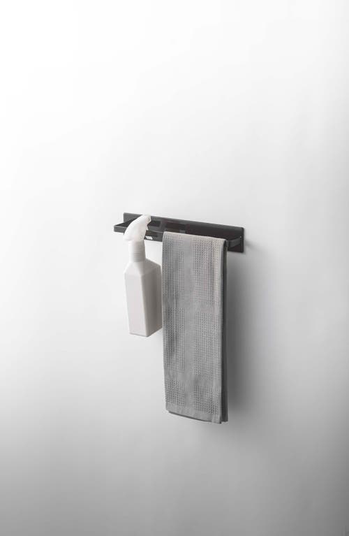 Yamazaki Magnetic Kitchen Towel Hanger In Black