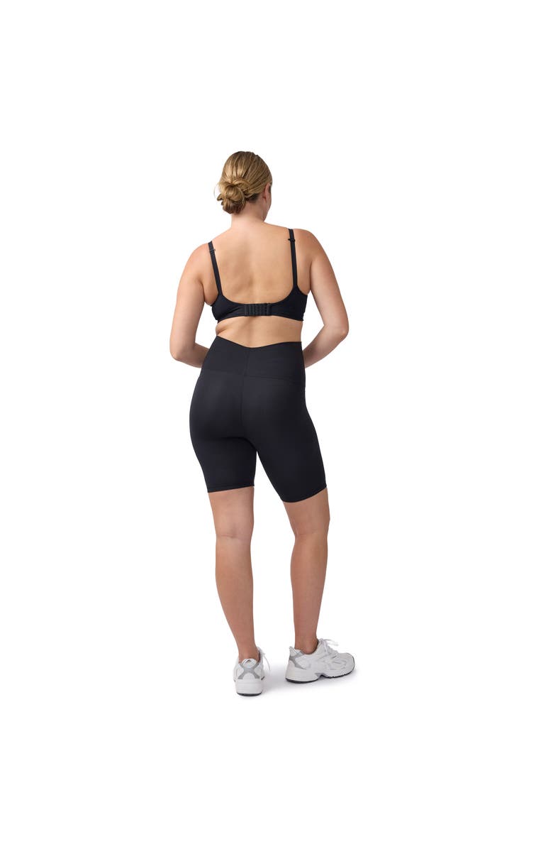 Ingrid & Isabel Contour Active Legging + Bike Short, Alternate, color, Black