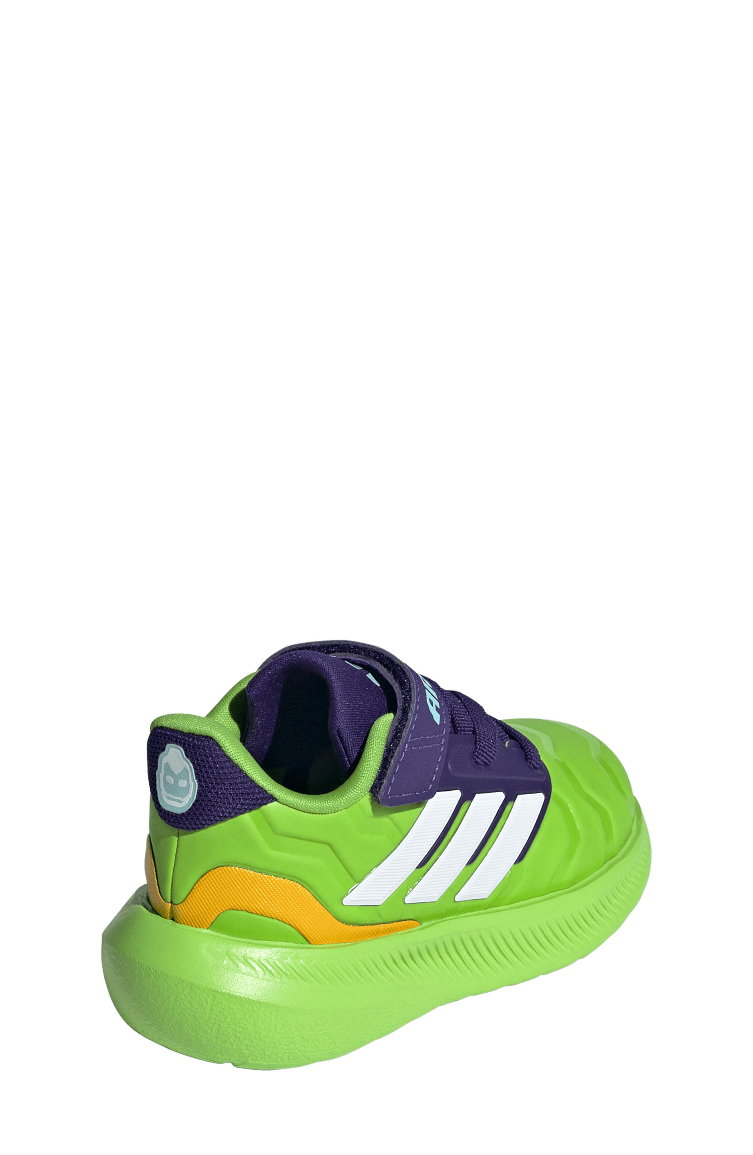 adidas x Marvel<sup>®</sup> Kids' Runfalcon 5 Iron Hulk Sneaker, Alternate, color, 