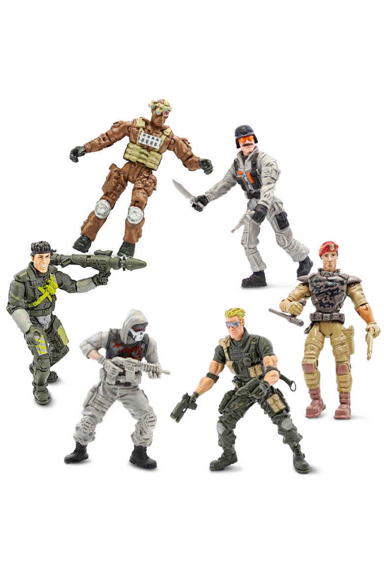 Battle Force 6 Pack Action Figures, 3+, Alternate, color, Multicolored