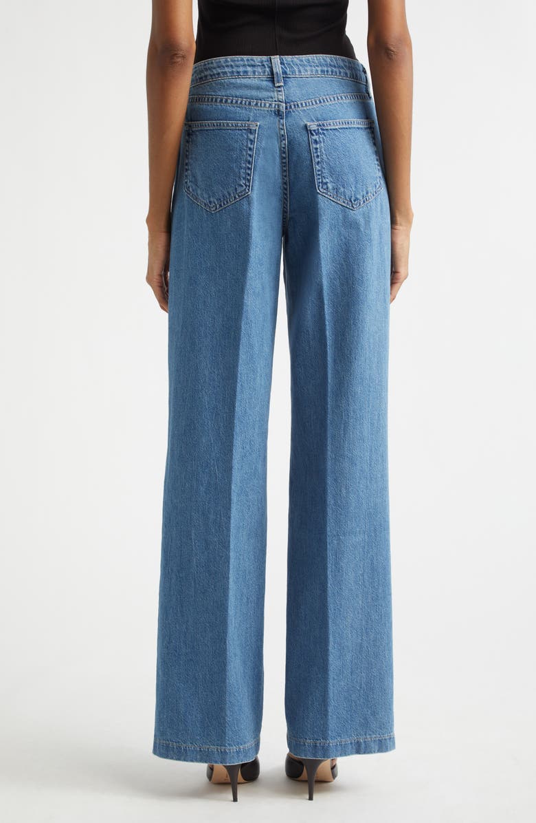 L'AGENCE Scottie High Waist Wide Leg Jeans, Alternate, color, Wilton