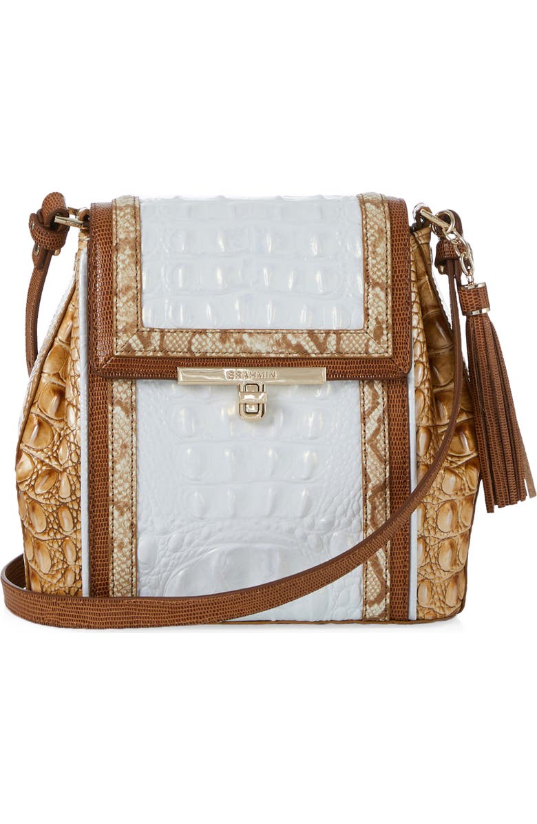 Brahmin Margo Leather Crossbody Bag, Main, color,