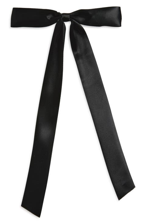 Long Skinny Bow Barrette