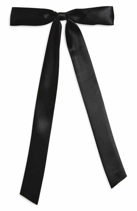 Long Skinny Bow Barrette