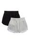 2-Pack Tulip Hem Shorts