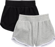 90 DEGREE BY REFLEX 2-Pack Tulip Hem Shorts