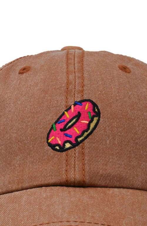 DALIX DALIX DONUT EMBROIDERED ADJUSTABLE CAP 