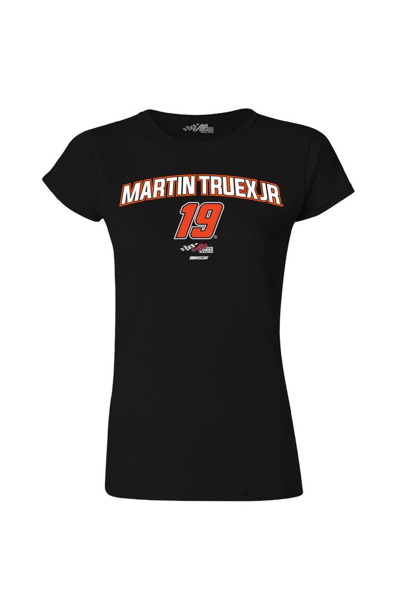 JOE GIBBS RACING TEAM COLLECTION Women's Joe Gibbs Racing Team Collection Black Martin Truex Jr Rival T-Shirt, Alternate, color, Black