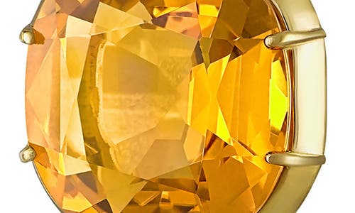 Mindi Mond Imperial Citrine & Diamond Drop Earrings In Gold
