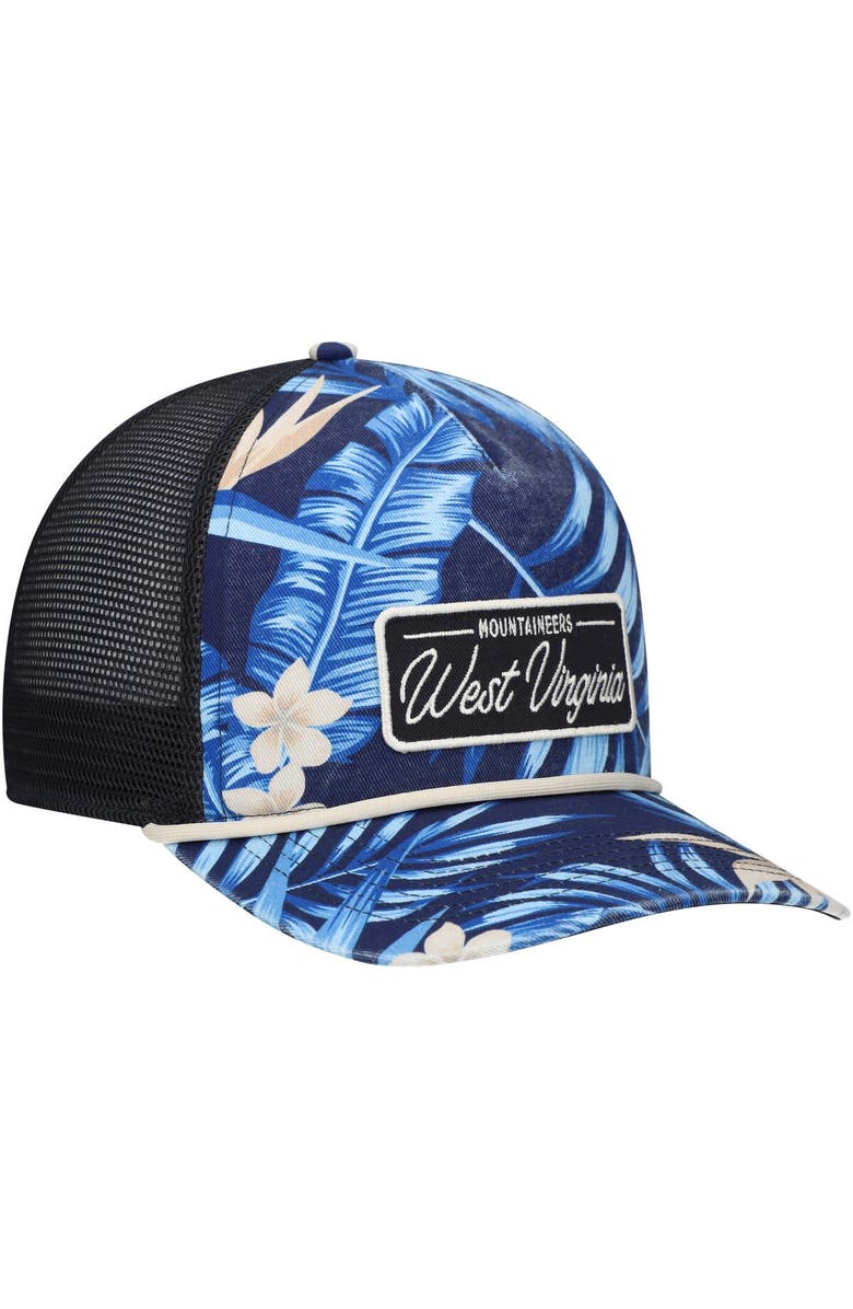 '47 Men's '47 Navy West Virginia Mountaineers Tropicalia Hitch Adjustable Hat, Alternate, color, Navy