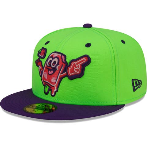 Men's New Era Green Beloit Sky Carp Copa De La Diversion 59FIFTY Fitted Hat