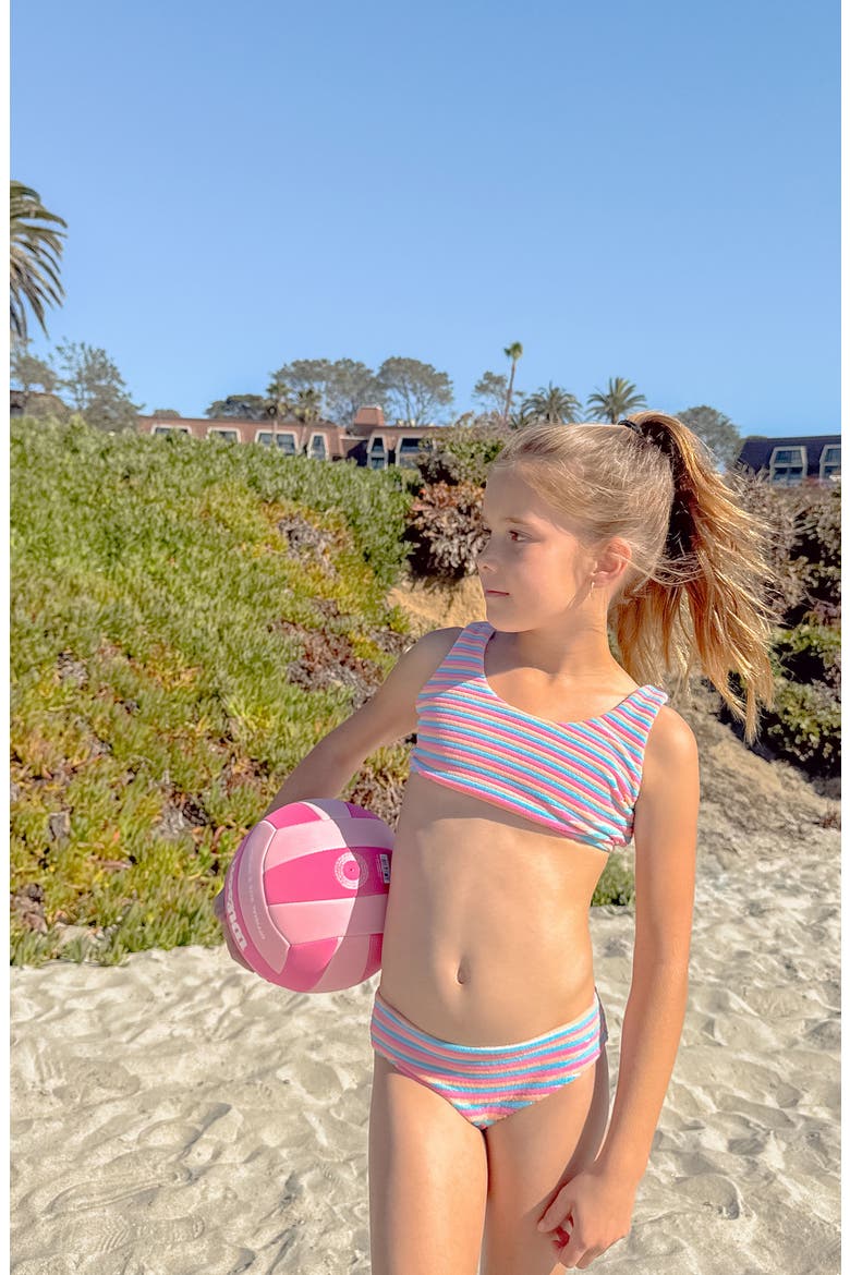 Kids' Finley Two-Piece Swimsuit, Alternate, color, SHERBERT