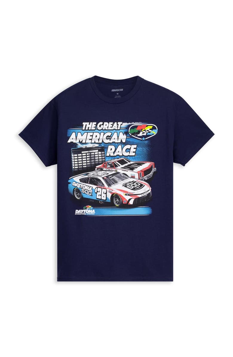 CHECKERED FLAG Men's Checkered Flag Sports Navy Daytona International Speedway 2026 Daytona 500 Past Champions T-Shirt, Main, color, Navy