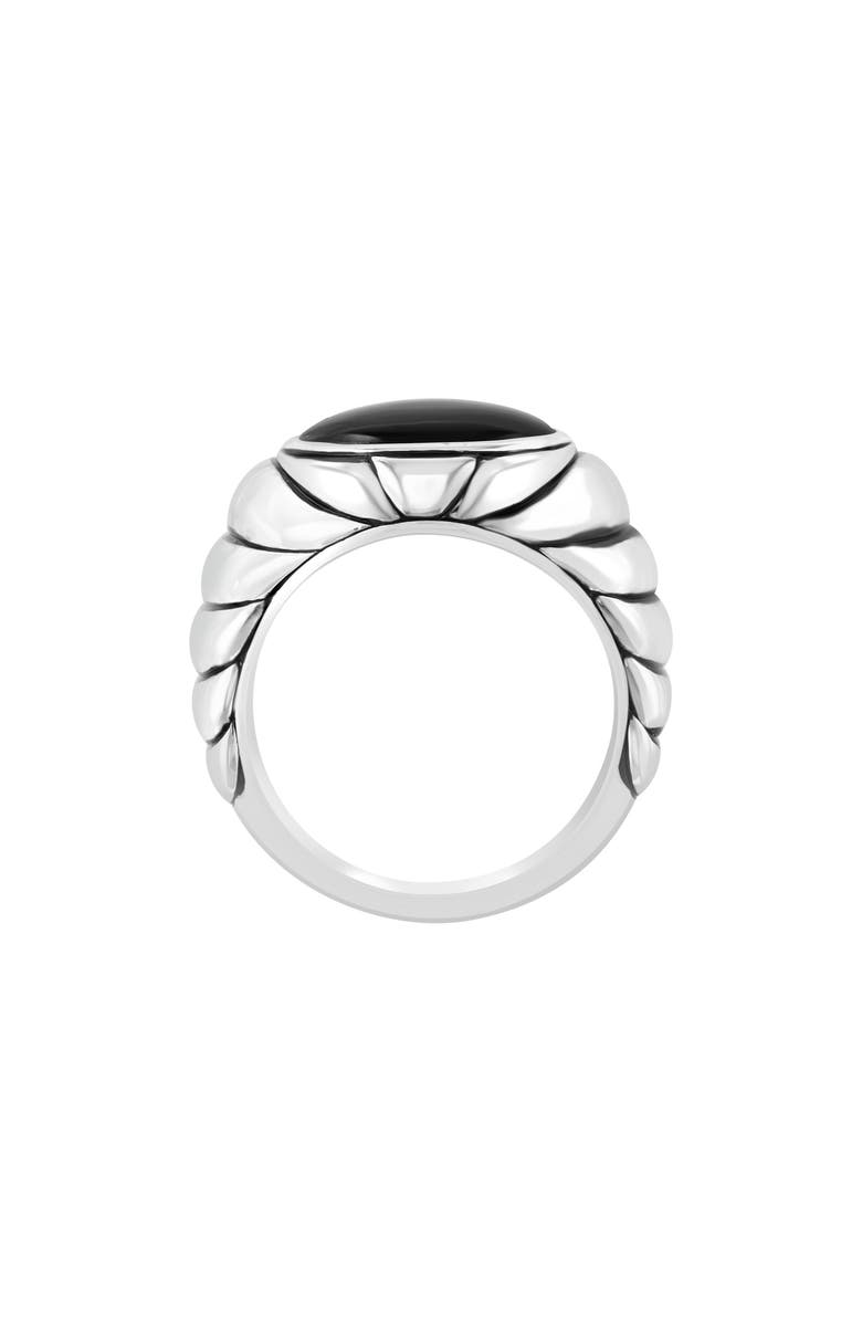 EFFY Sterling Silver Onyx Ring - Size 10, Alternate, color, 