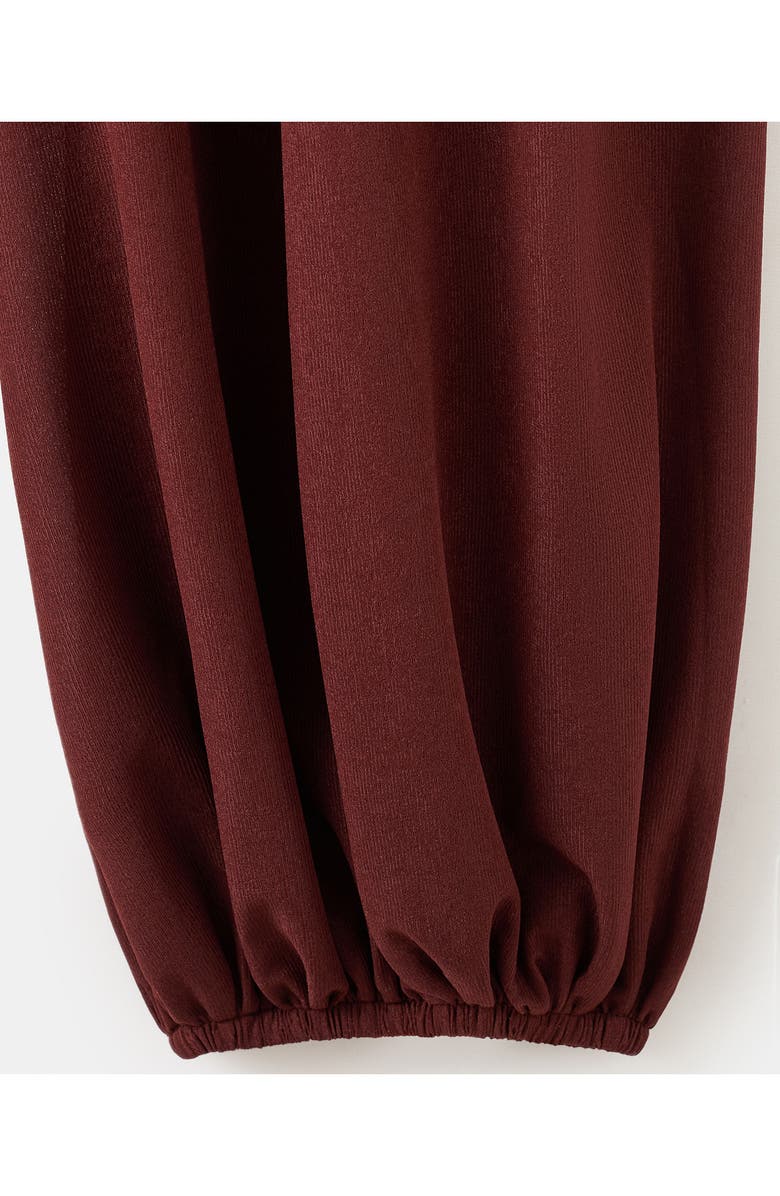 MANGO Pleated Balloon Pants, Alternate, color, Russet