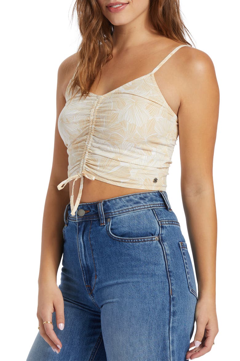 Vibrant Light Ruched Crop Tank, Alternate, color, TAP CZY HIBISCUS