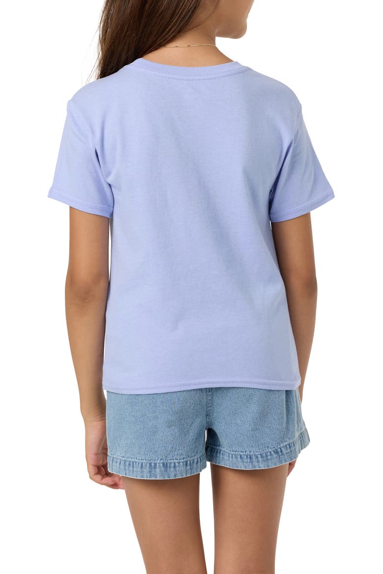 Kids' Framed Flora Angie Cotton Graphic T-Shirt, Alternate, color, BLUE JELLY