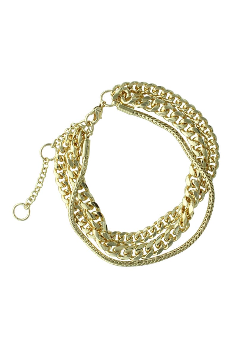 Christy Chain Bracelet, Main, color, GOLD