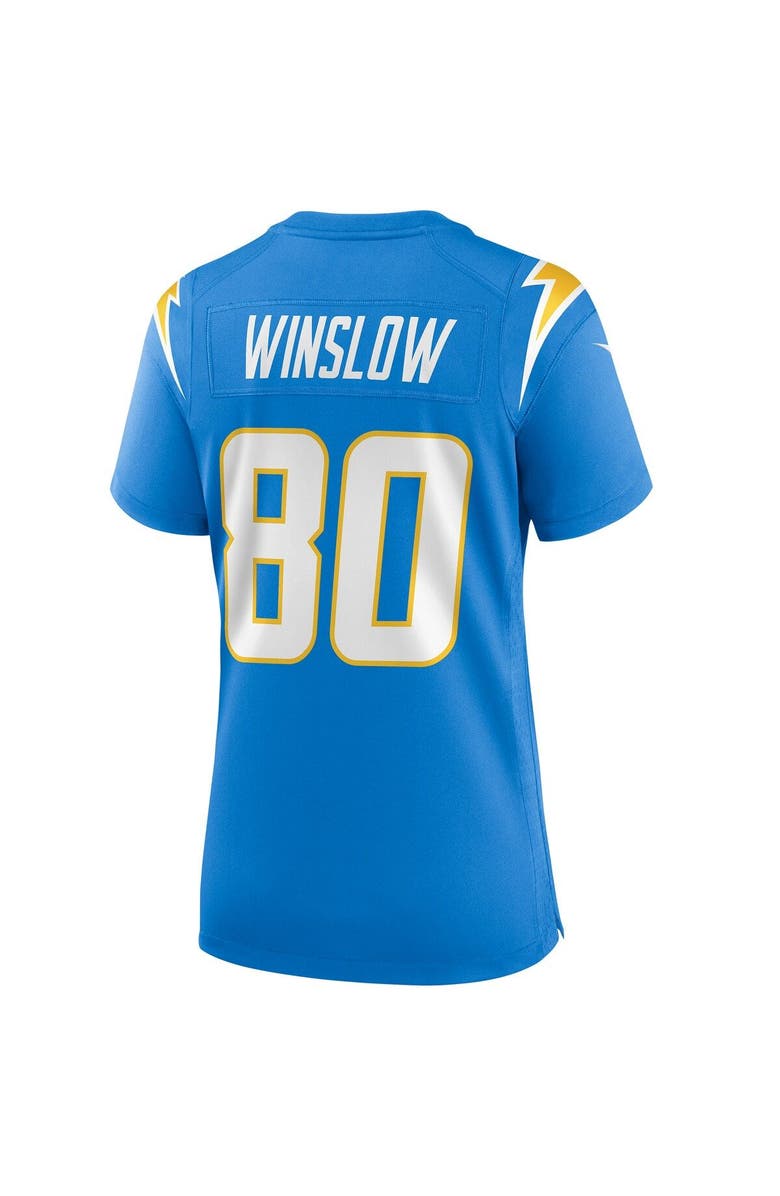 Nike Women's Nike Kellen Winslow Powder Blue Los Angeles Chargers Game Retired Player Jersey, Alternate, color, 