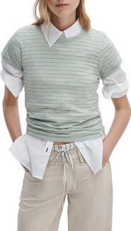 rag & bone The Slub Stripe T-Shirt