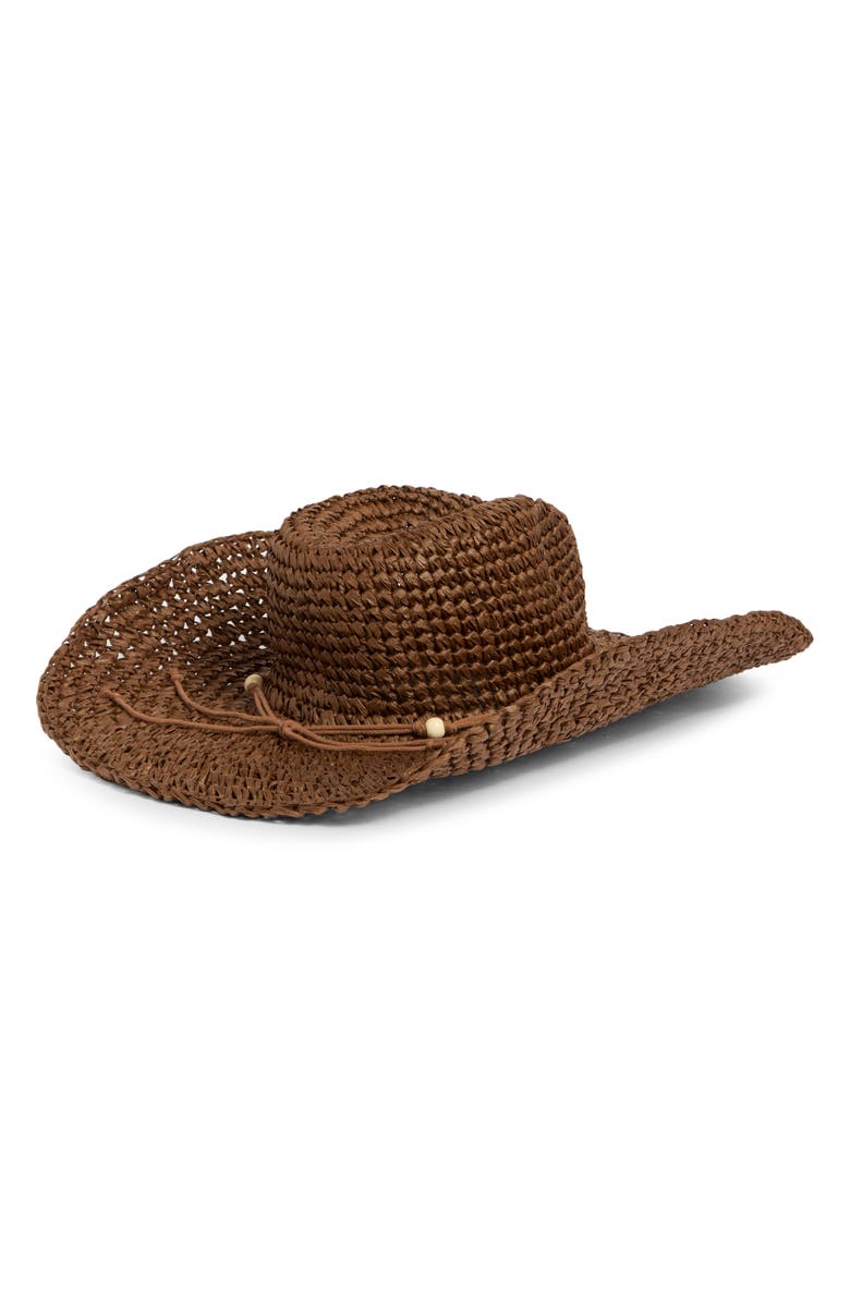 Roxy Cherish Summer Straw Hat, Alternate, color,