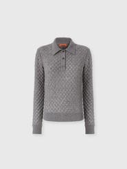 Missoni Cashmere Polo With Lace Pattern