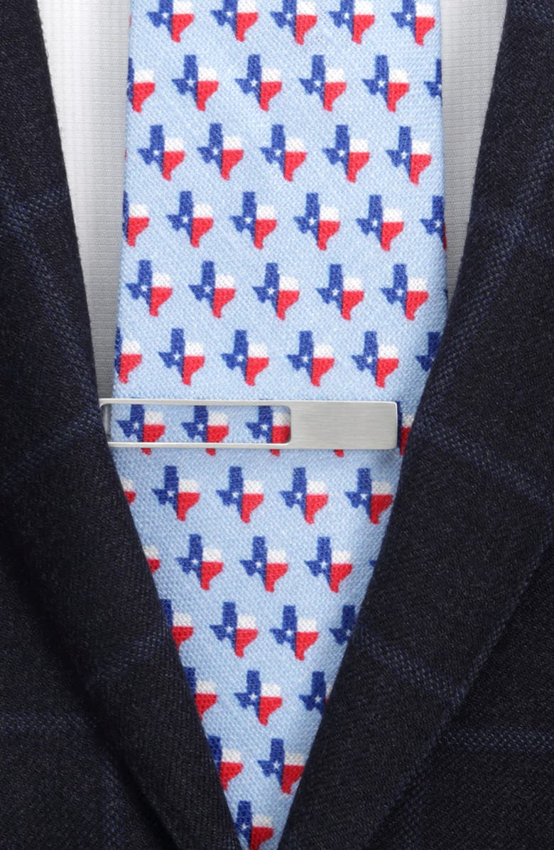 Cufflinks, Inc. Die Cut Stainless Steel Tie Clip, Alternate, color, Silver