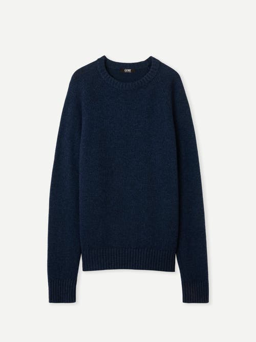 Gobi Mongolian Cashmere Cashmere Raglan Sweater In Eclipse