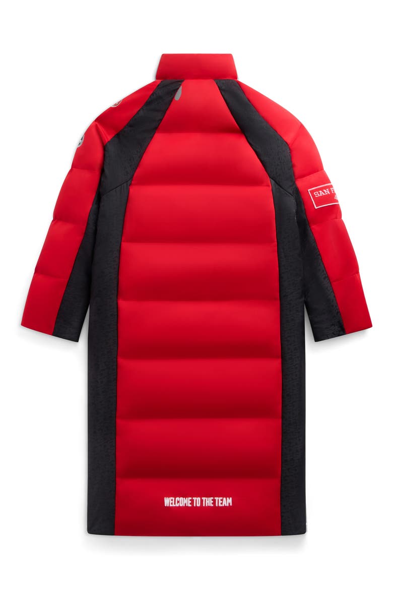 Unisex Team Long Coat, Alternate, color, 49ERS