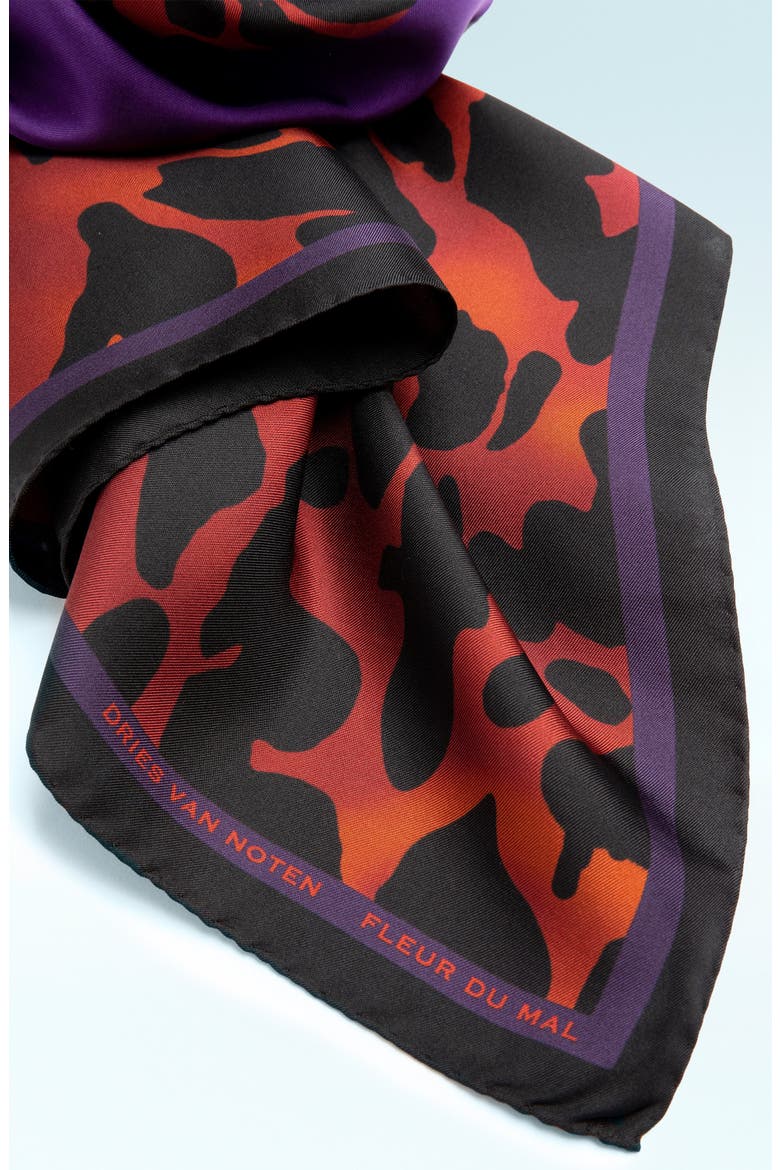 Foulard Fleur du Mal, Alternate, color, NO COLOR